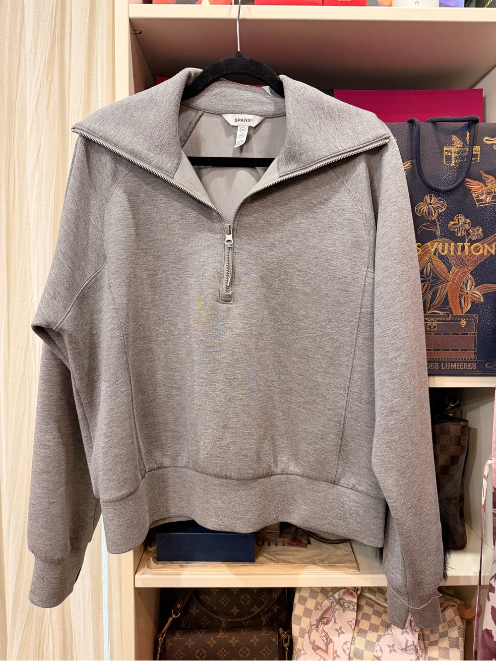 SPANX AirEssentials Half Zip Pullover